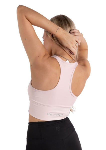 Long Line Sports Bra - Pink