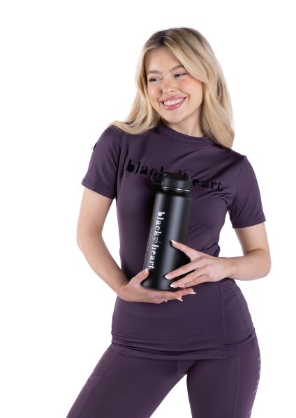 Insulated Stainless Steel Water Flask - Black Large