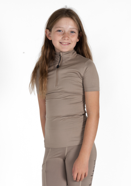 Junior Short Sleeve Base Layer - Caramel