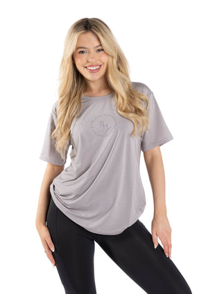 Sports Mesh Training Top - Grey