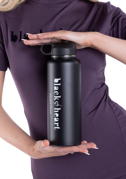 Insulated Stainless Steel Water Flask - Black Large