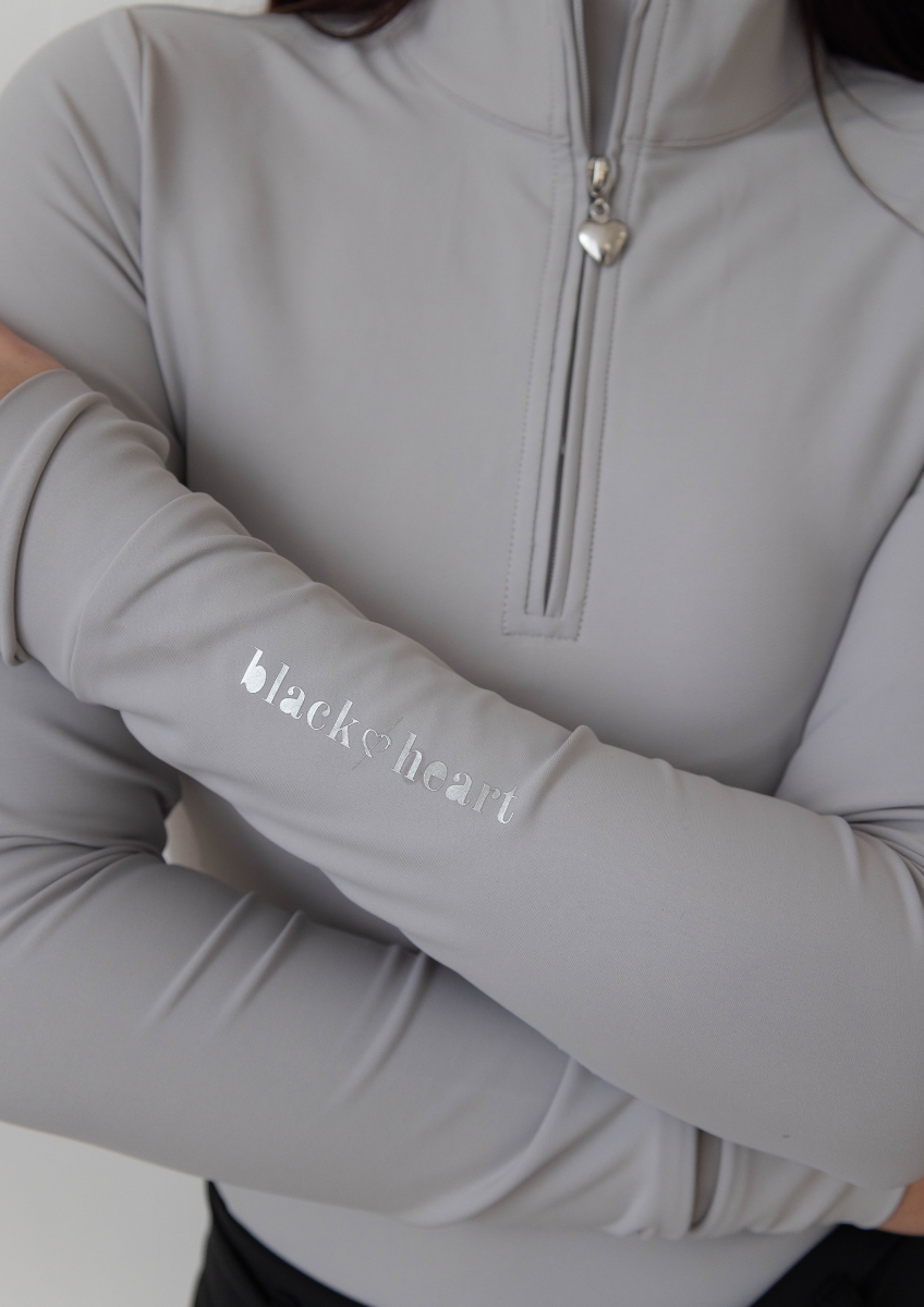 Grey Riding Base Layer AirTec Base Layer - Light Grey – Black Heart Equestrian
