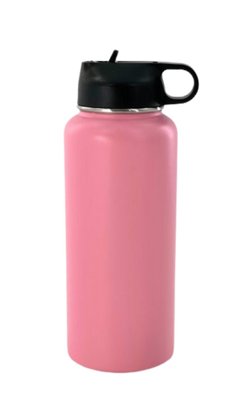 Insulated Stainless Steel Water Flask - Pink Small