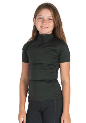 Junior Short Sleeve Base Layer - Forest