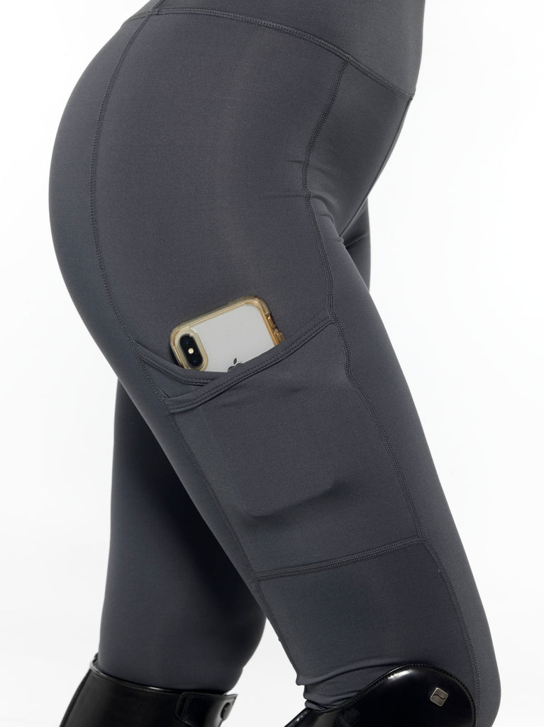 charcoal leggings with a pocket