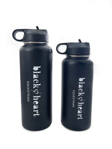 Insulated Stainless Steel Water Flask - Black Large